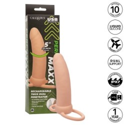 CALEXOTICS - MAXX THICK DUAL PENETRATOR 10 VIBRAZIONI CARNE 2