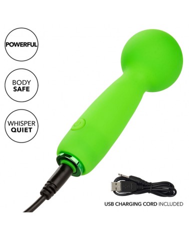 CALEXOTICS - NEON VIBES BUBBLY VIBE IL MINI MASSAGGIATORE 10 VIBRAZIONI VERDE