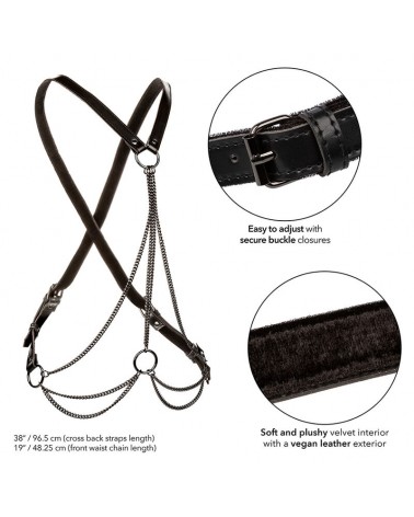 CALEXOTICS - EUPHORIA MULTICHAIN IMBRACATURA PREMIUM TAGLIA PIÙ GRANDE