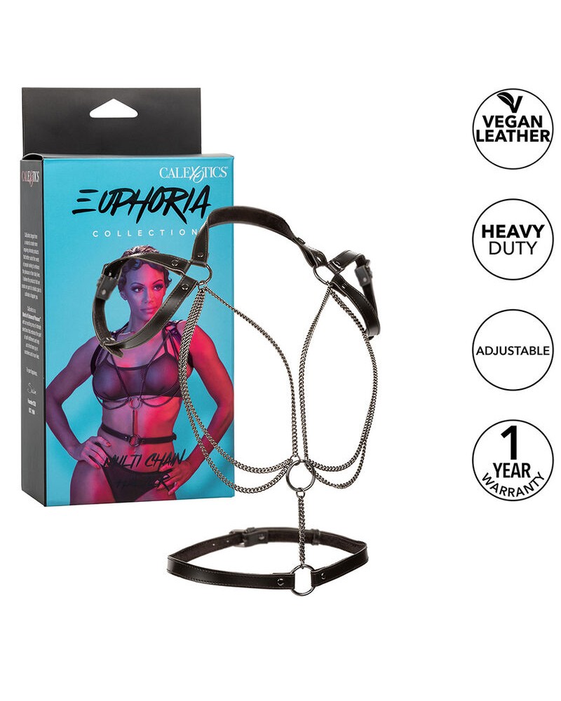 CALEXOTICS - EUPHORIA MULTICHAIN HALTER HARNESS PREMIUM