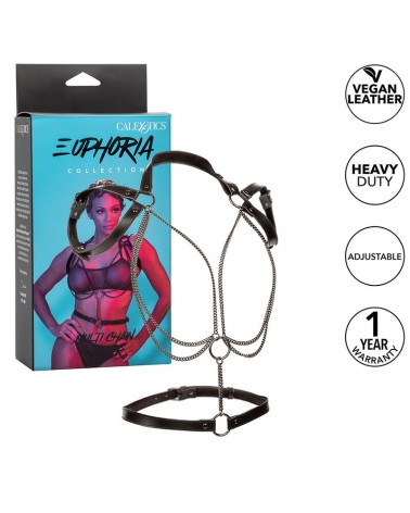 CALEXOTICS - EUPHORIA MULTICHAIN HALTER HARNESS PREMIUM