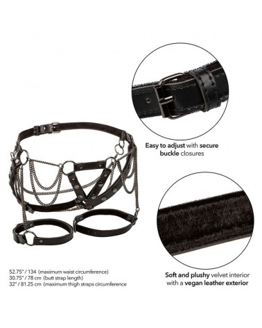 CALEXOTICS - EUPHORIA MULTICHAIN IMBRACATURA COSCIA PREMIUM TAGLIA PIÙ GRANDE