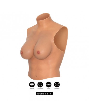 HIDDEN DESIRE - ALTER EGO CAMICIA INDOSSABILE PER IL SENO E-CUP FLESH 2