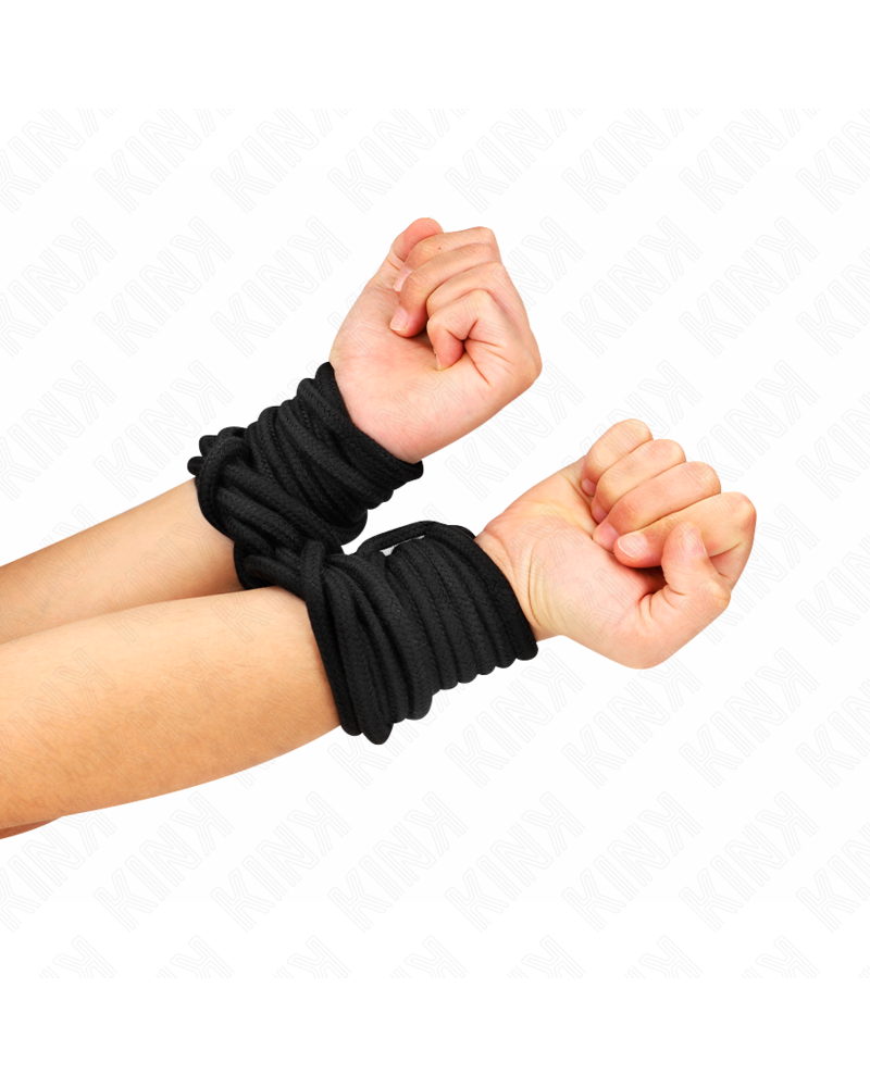 KINK - CORDA IN COTONE 5 METRI NERA