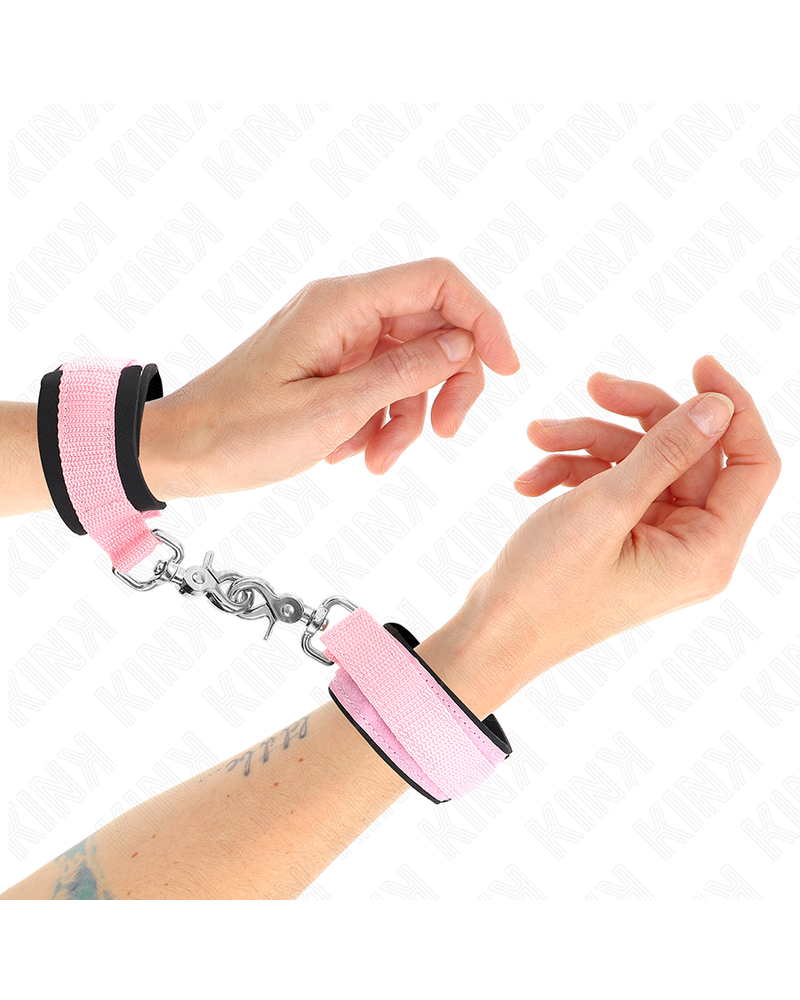 KINK - POGGIPOLSO REGOLABILE IN NEOPRENE ROSA REGOLABILE 22-34 CM
