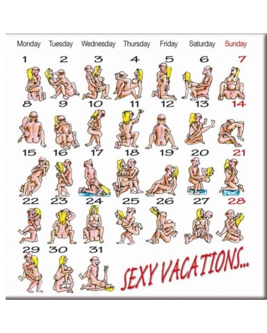 DIABLO PICANTE - IMÁN CLAENDARIO KAMASUTRA