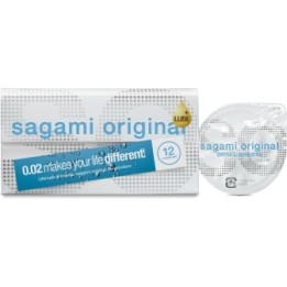 Sagami Original 0 02 Extra Lubrificati 12 pezzi