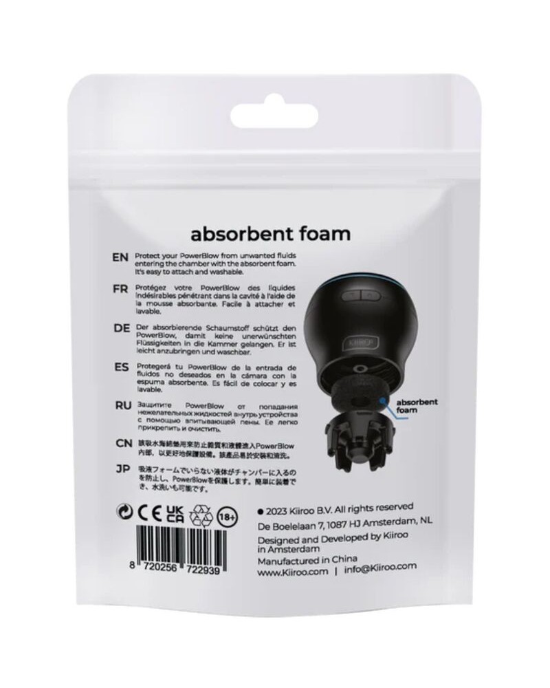 KIIROO - POWER BLOW SCHIUMA ASSORBENTE CONFEZIONE DA 5