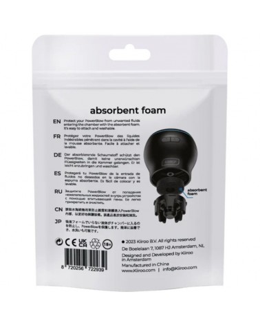 KIIROO - POWER BLOW SCHIUMA ASSORBENTE CONFEZIONE DA 5