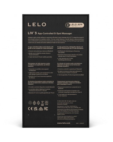 LELO - LIV™ 3 STIMOLATORE DEL PUNTO G VIOLA