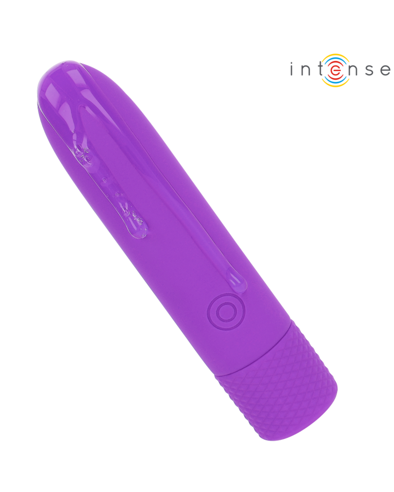 INTENSE - SYMONE BULLET VIBRANTE RICARICABILE USB 8 VIBRAZIONI VIOLA 10 X 2,2 CM