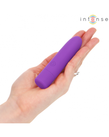 INTENSE - SYMONE BULLET VIBRANTE RICARICABILE USB 8 VIBRAZIONI VIOLA 10 X 2,2 CM