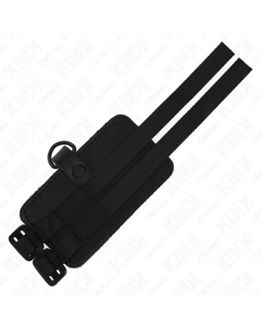 KINK - ANELLO PER PENE IN PELLE CON CINGHIE REGOLABILI