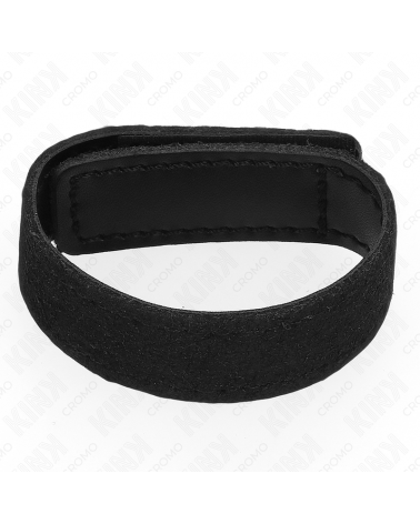 KINK - ANELLO PER PENE IN PELLE CON CHIUSURA IN VELCRO 20 X 2 CM
