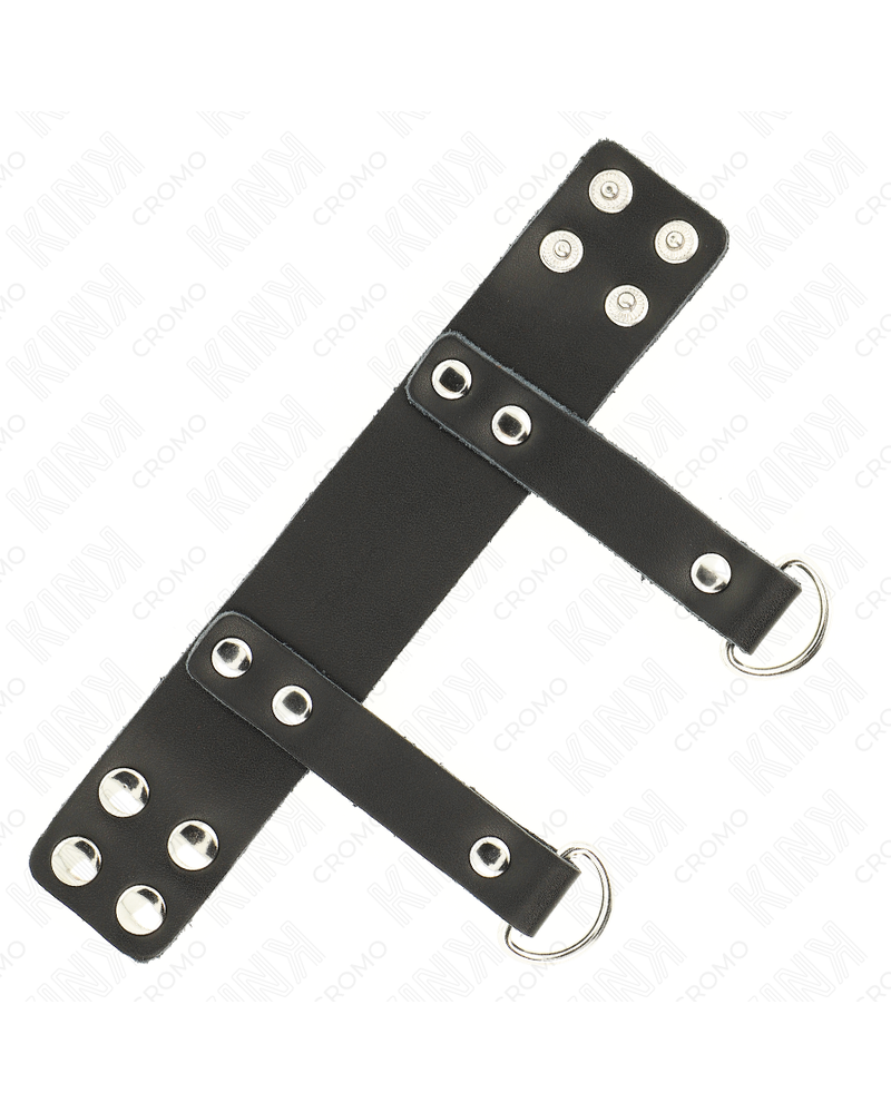 KINK - ANELLO PER PENE CON ANELLI A FORMA DI "D" 18,5 X 3,3 CM