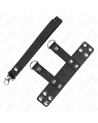 KINK - ANELLO PER PENE CON CINTURINO IN PELLE REGOLABILE