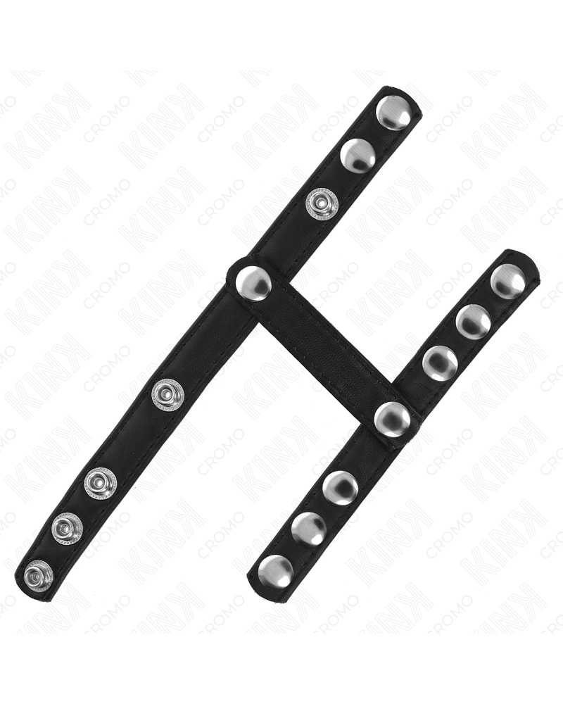 KINK - ANELLO PER PENE CON 3 CINGHIE REGOLABILI PER DIVISORE DELLE PALLE