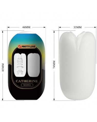 PRETTY LOVE - MASTURBATORE MASCHILE BIANCO MASHA