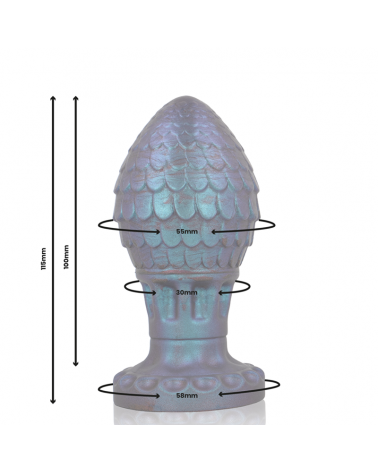 EPIC - VRAKOS PLUG ANALE DRAGON EGG TAGLIA M