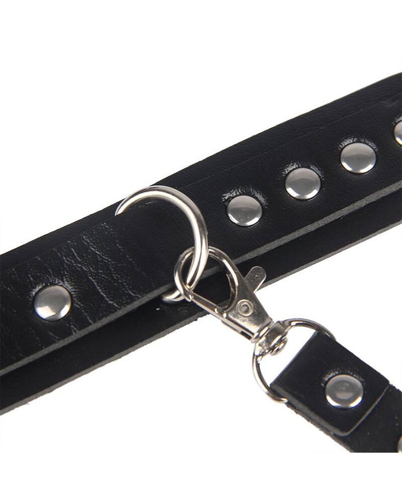 SUBBLIME - 953690 MANETTE CON CINTURA BONDAGE NERE TAGLIA UNICA