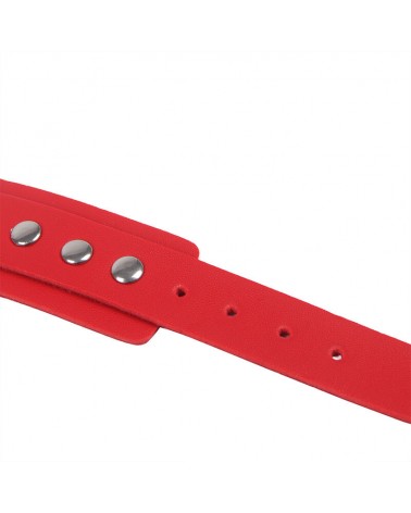 SUBBLIME - 953706 MANETTE CON CINTURA BONDAGE ROSSO TAGLIA UNICA
