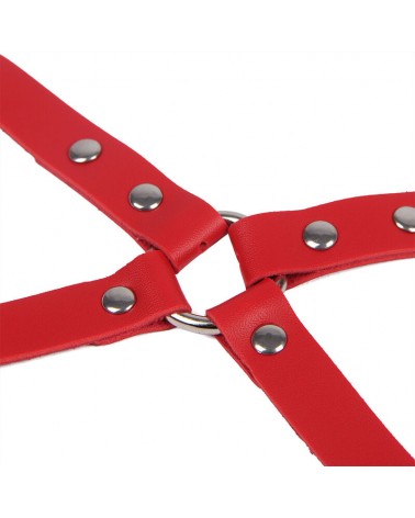 SUBBLIME - 953706 MANETTE CON CINTURA BONDAGE ROSSO TAGLIA UNICA