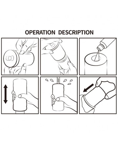 PRETTY LOVE - MASTURBATORE MASCHILE CAN MODELLO 1