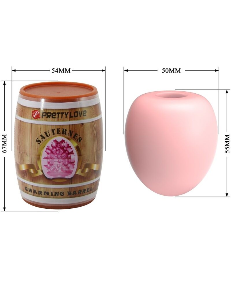 PRETTY LOVE - MASTURBATORE MASCHILE UOVO MODELLO ROSA 2