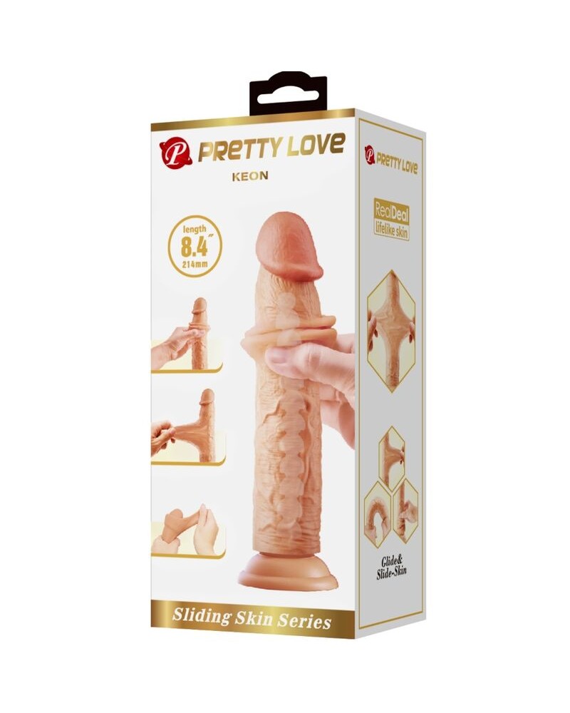 PRETTY LOVE - KEON DILDO REALISTICO 21 CM CARNE