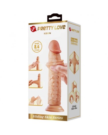 PRETTY LOVE - KEON DILDO REALISTICO 21 CM CARNE
