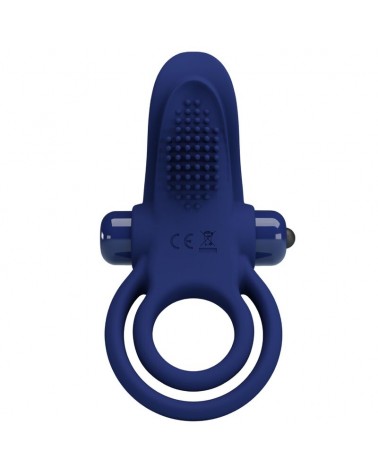 PRETTY LOVE - BRONSON ANELLO DOPPIO CON VIBRAZIONE BLU