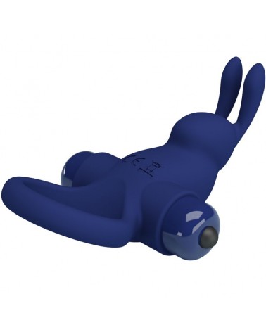 PRETTY LOVE - JIRO ANELLO CONIGLIO CON VIBRAZIONE BLU