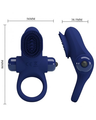 PRETTY LOVE - PALLE ANELLO CON VIBRAZIONE BLU