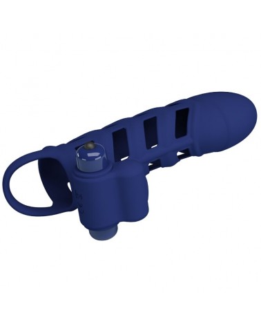 PRETTY LOVE - ALTAF ANELLO VIBRATORE CON GUAINA IN SILICONE BLU