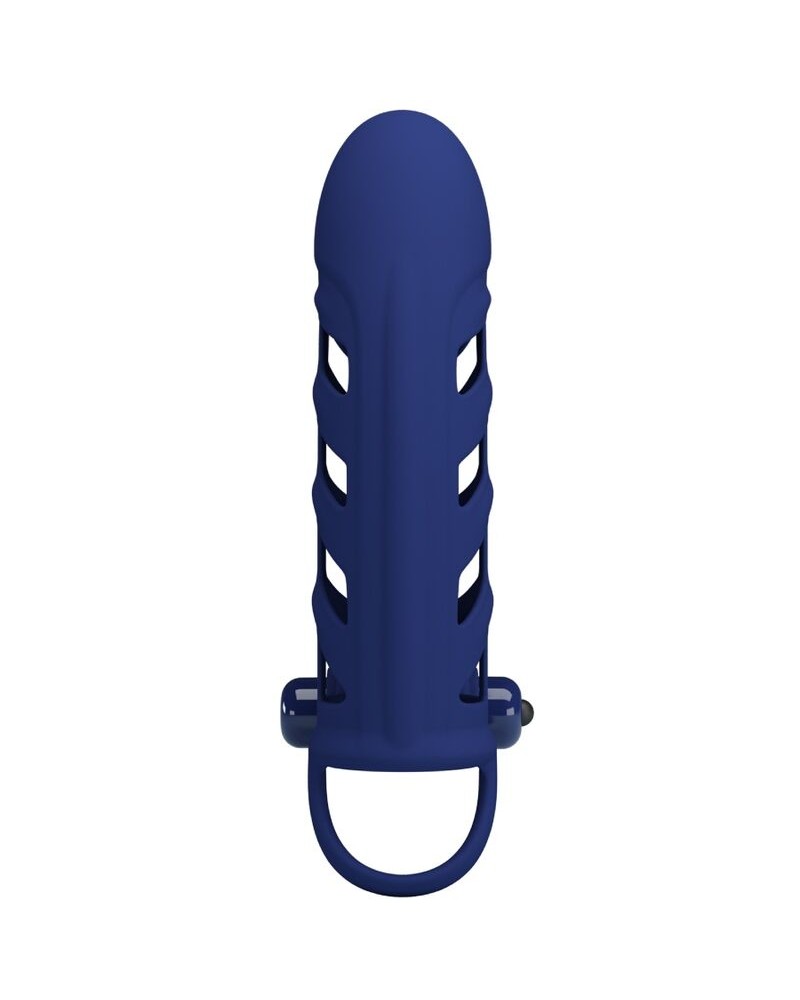 PRETTY LOVE - ALTAF ANELLO VIBRATORE CON GUAINA IN SILICONE BLU