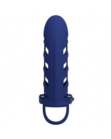 PRETTY LOVE - ALTAF ANELLO VIBRATORE CON GUAINA IN SILICONE BLU