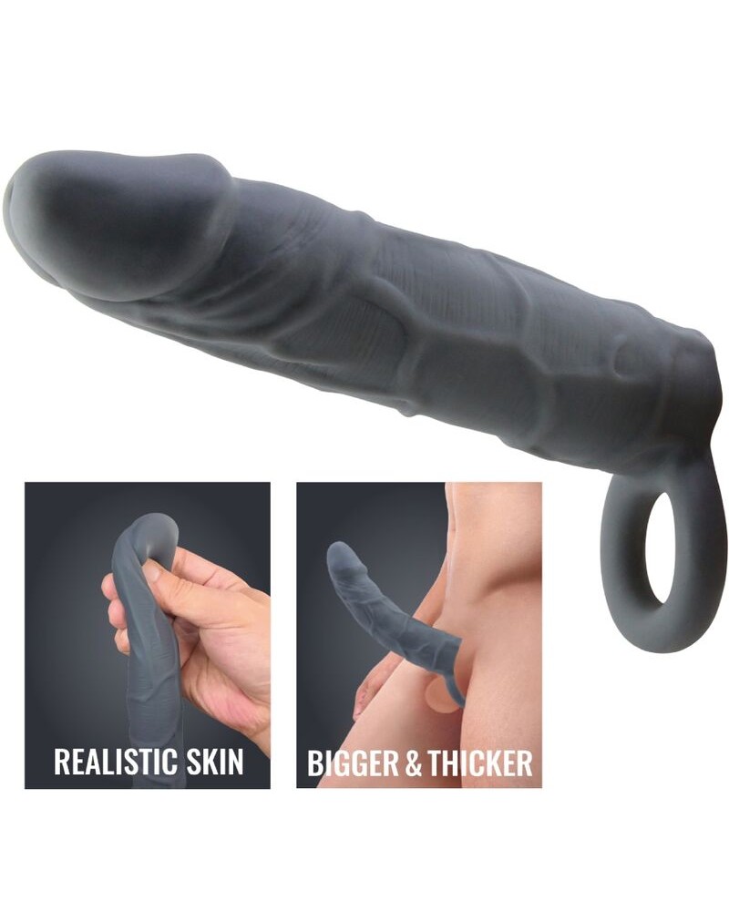 PRETTY LOVE - REALISTIC SKIN PENE SLEEVE GRIGIO SCURO