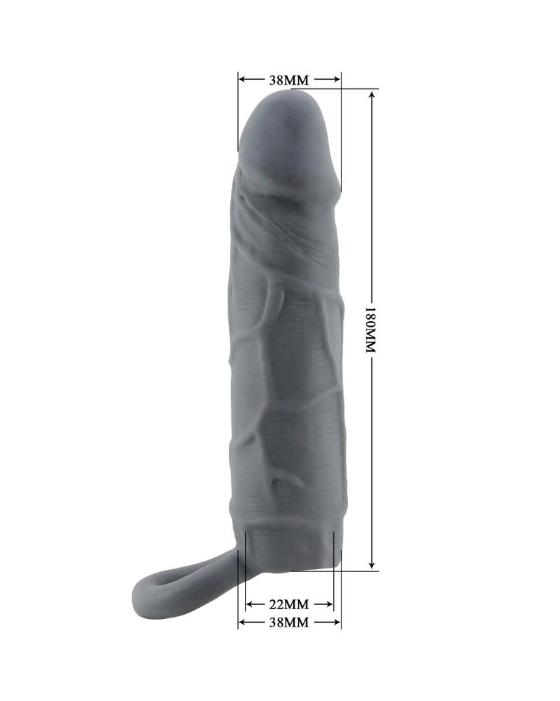 PRETTY LOVE - REALISTIC SKIN PENE SLEEVE GRIGIO SCURO