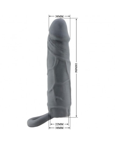 PRETTY LOVE - REALISTIC SKIN PENE SLEEVE GRIGIO SCURO