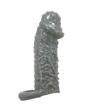 PRETTY LOVE - MODELLO REALISTICO DI INGRANDIMENTO E MANICA DI RITARDO PER IL PENE 2 GRIGIO