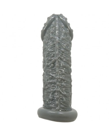 PRETTY LOVE - MODELLO REALISTICO DI INGRANDIMENTO E MANICA DI RITARDO PER IL PENE 2 GRIGIO