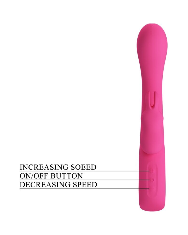 PRETTY LOVE - VIBRATORE NOVAK RABBIT 12 VIBRAZIONI ROSA