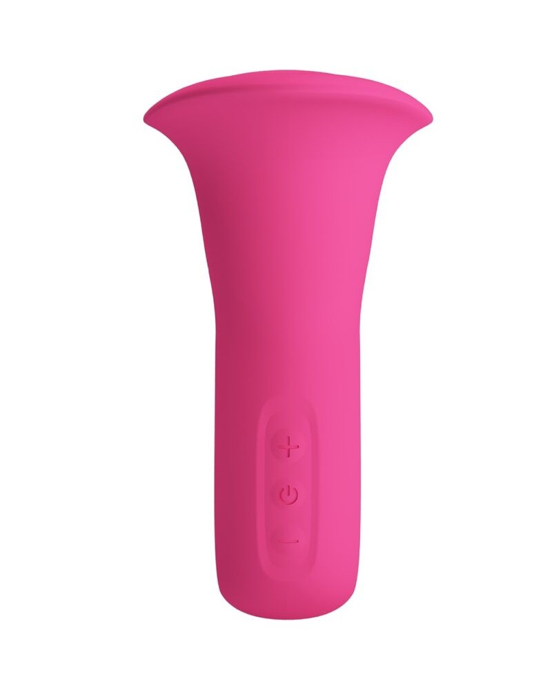 PRETTY LOVE - CLYDE VIBRATORE ORALE LINGUA VIBRANTE 12 VIBRAZIONI ROSA