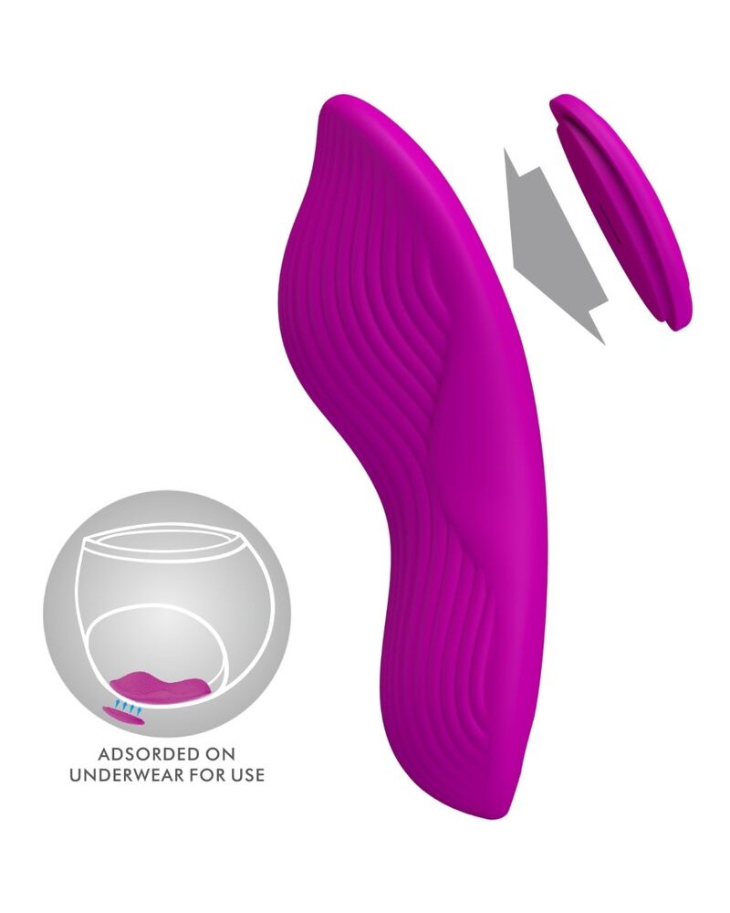 PRETTY LOVE - ROMARIO STIMOLATORE CLITORIDEO LAY-ON TELECOMANDO ROSA