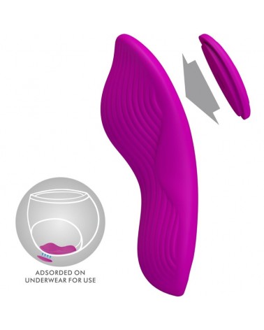 PRETTY LOVE - ROMARIO STIMOLATORE CLITORIDEO LAY-ON TELECOMANDO ROSA