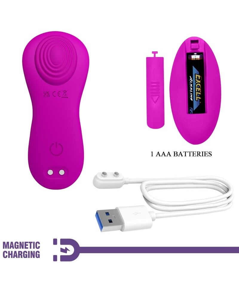 PRETTY LOVE - ROMARIO STIMOLATORE CLITORIDEO LAY-ON TELECOMANDO ROSA