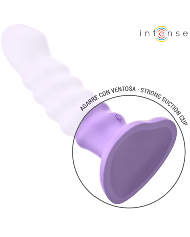 INTENSE - BRENDA VIBRATORE TAGLIA M DESIGN A SPIRALE 10 VIBRAZIONI TELECOMANDO VIOLA