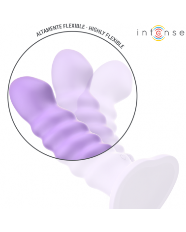 INTENSE - BRENDA VIBRATORE TAGLIA M DESIGN A SPIRALE 10 VIBRAZIONI TELECOMANDO VIOLA