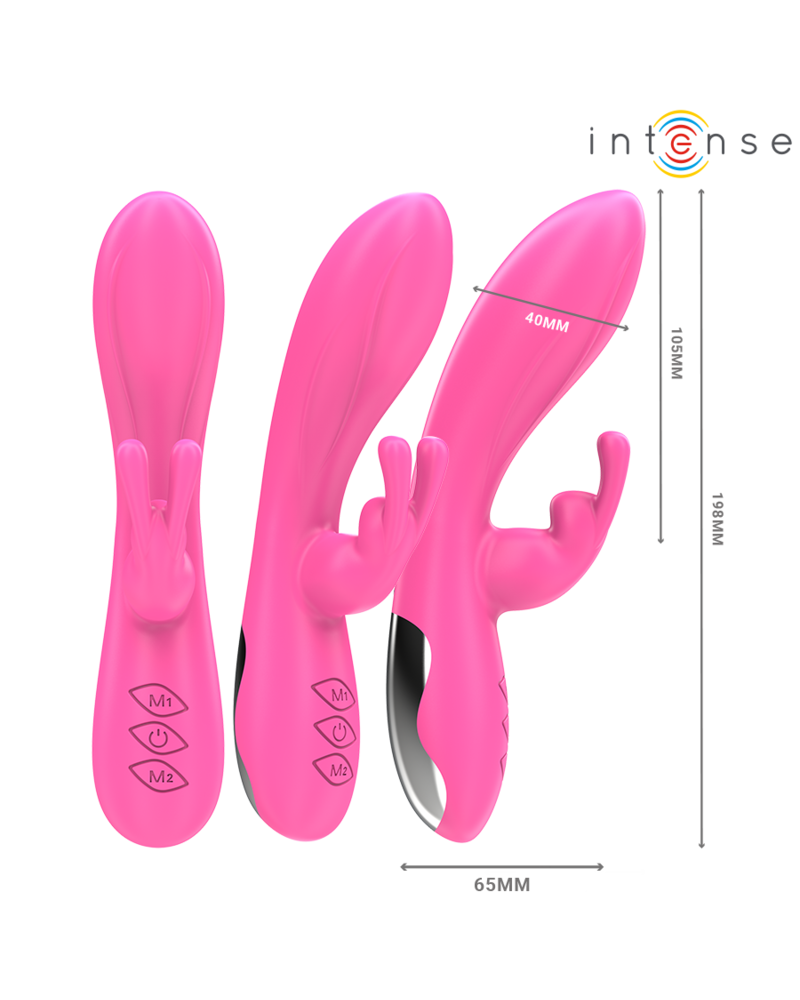 INTENSE - RANDALL VIBRATORE RABBIT 10 VIBRAZIONI ROSA