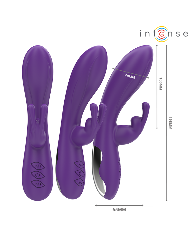 INTENSE - RANDALL VIBRATORE RABBIT 10 VIBRAZIONI VIOLA